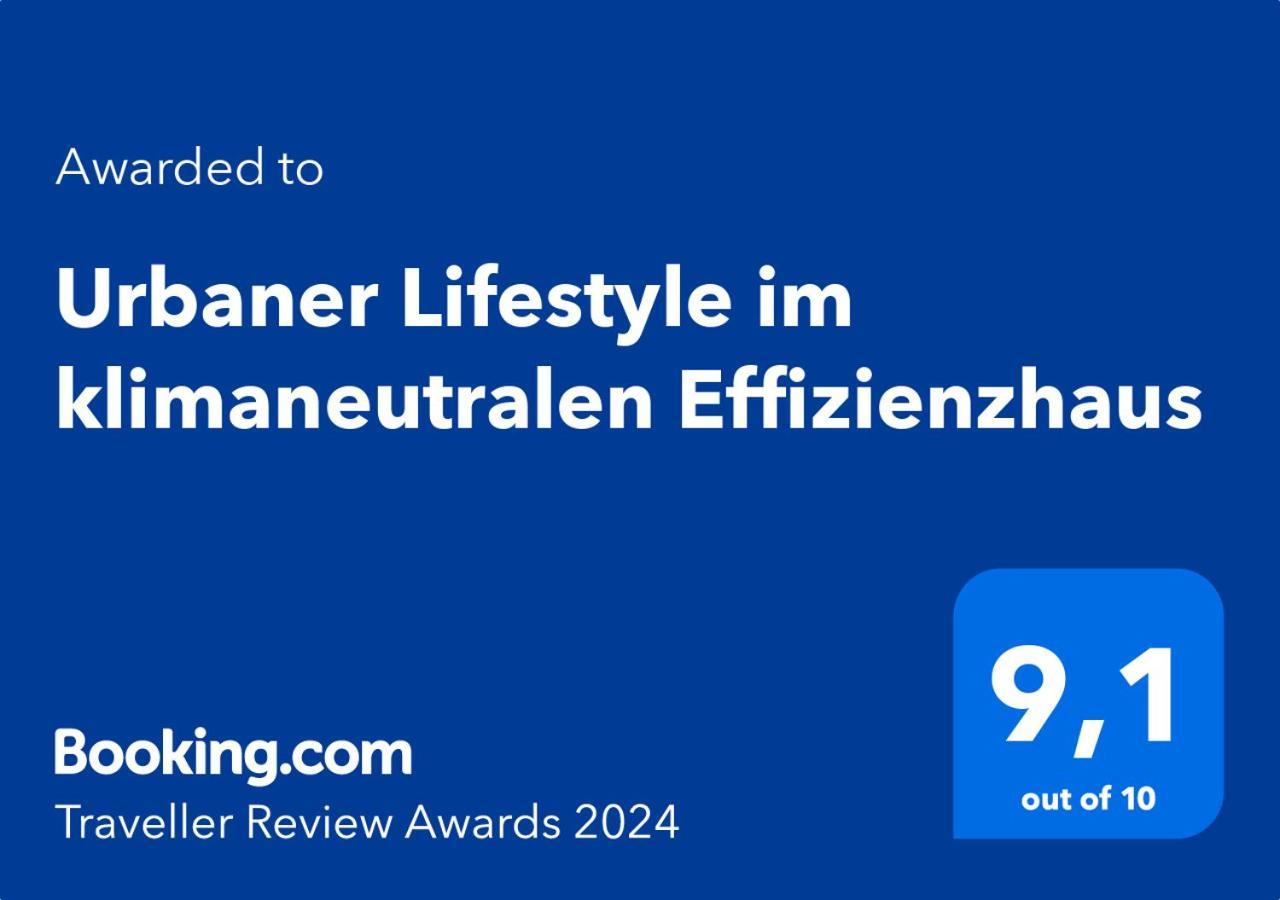 Ferienwohnung Urbaner Lifestyle im klimaneutralen Effizienzhaus Hamburg Exterior foto